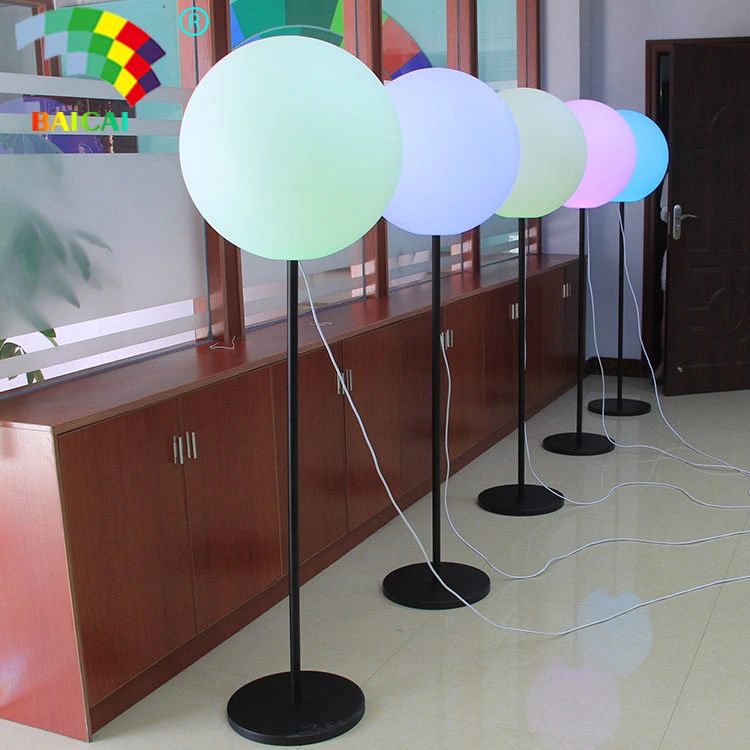 Hot Sale Illumination Stand Balloon, LED Lighting Ball with Bracket