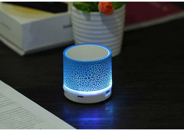 2020 LED Light Wireless Audio Speaker, Mini Portable Bluetooth Speaker