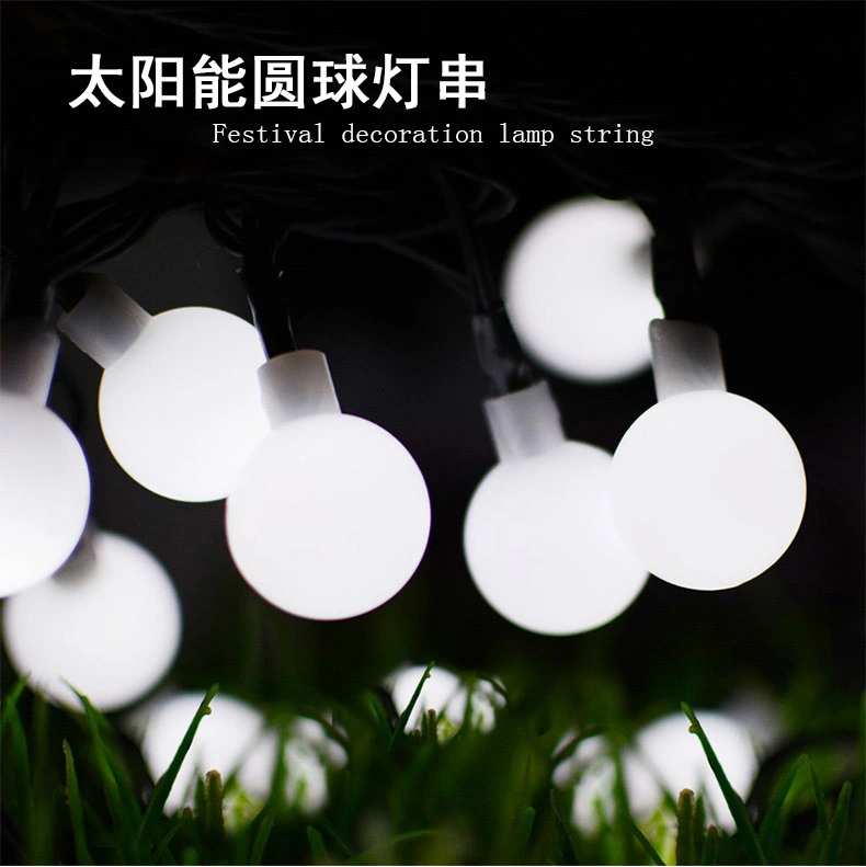 No. 1 Wedding Party Multicolorful Ground Wall Solar String Strip Decoration LED Bulb Ball Lantern Lamp Light