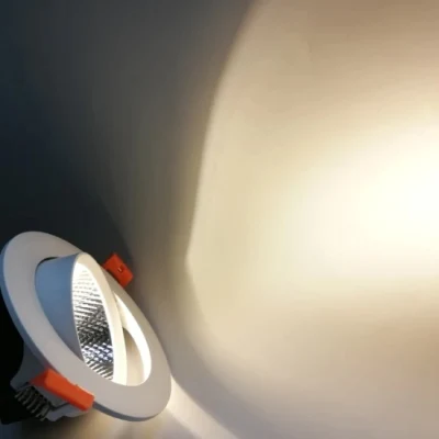 조정가능한 현대 백색 둥근 플라스틱 Alunimun 빛 3000K 8W 15W 490lm 110lm LED 중단된 빛